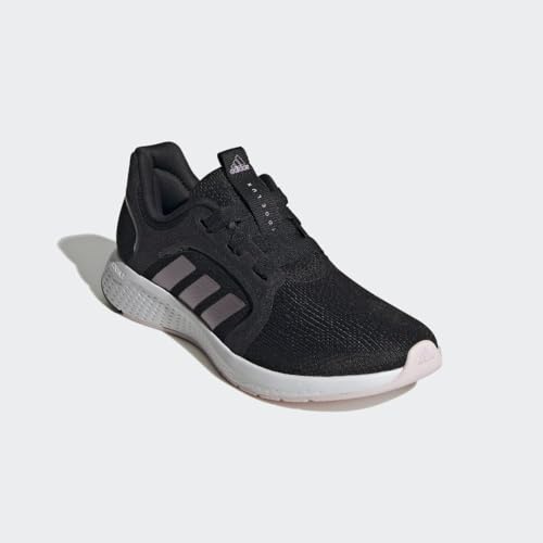Adidas Womens Edge Lux Black/Matte Purple Metallic/Almost Pink 5