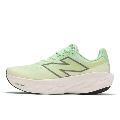 New Balance Women's Fresh Foam X 1080 V14 Running Shoe, Sweetgrass/Reflection/Silver Metallic, 8 M
