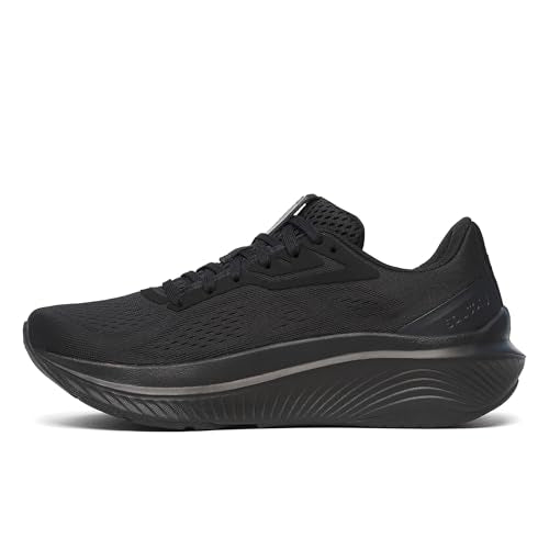 Saucony Women's Echelon 10 Sneaker, Black/Black/Black, 11.5