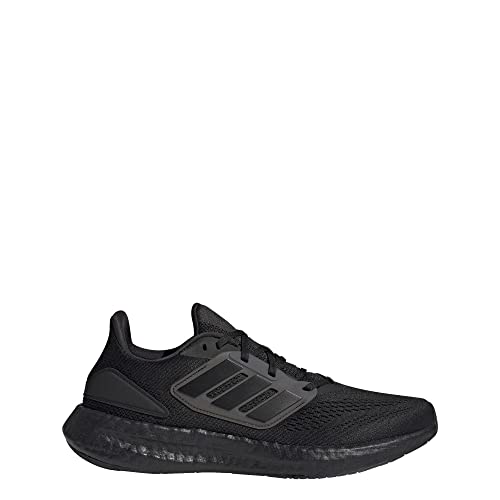adidas Mens Pureboost 22 Black/Black/Black 12.5