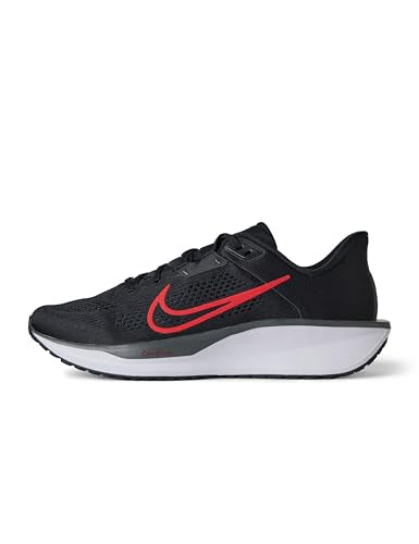 Nike Men's Quest 6 Road Running Shoes, Black/University Red-White, 10 - product image
