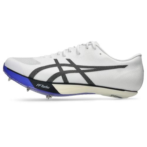 ASICS Unisex METASPEED SP 2 Track & Field Shoes, 9M / 10.5W, White/Cobalt Burst