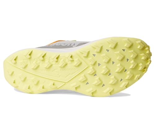 Saucony Women's Peregrine 15 Sneaker, Dove/Peel, 6