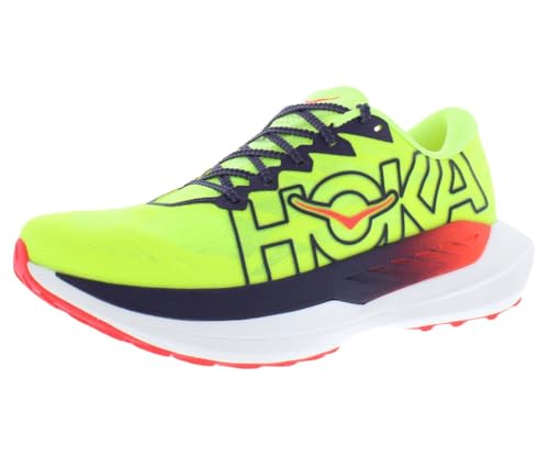 Hoka Men's Rocket X Trail Sneaker, Neon Yuzu/Neon Flame, 8.5 - product image