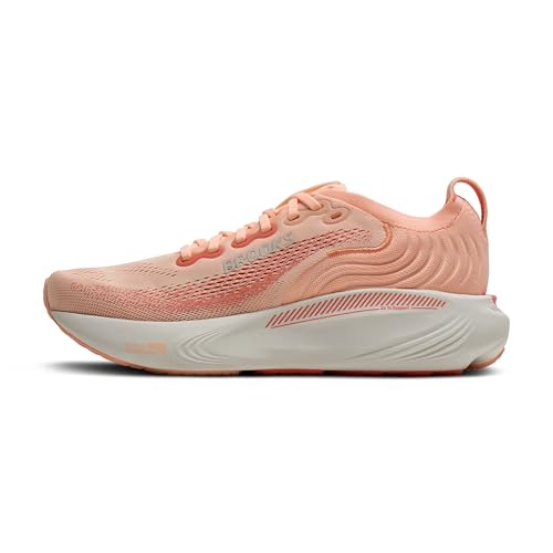 Brooks Women’s Adrenaline GTS 25 Supportive Running & Walking Shoe - Peach Echo/Coconut - 5.5 Medium - alternate view 6