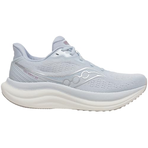 Saucony Women's Triumph 23 Sneaker, Vapor/Arctic, 8