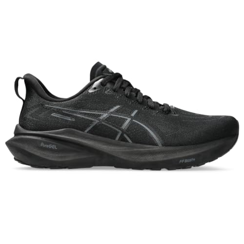 ASICS Women's GT-2000 13 D Running Shoes, 8, Black/Black