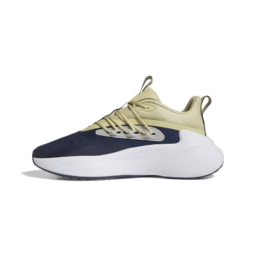 adidas Unisex-Adult Alphaboost V2, Collegiate Navy/Team Sand/White, 5