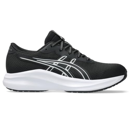 ASICS Kid's Gel-Excite 11 Grade School Running Shoes, 4.5, Black/Meteor Grey