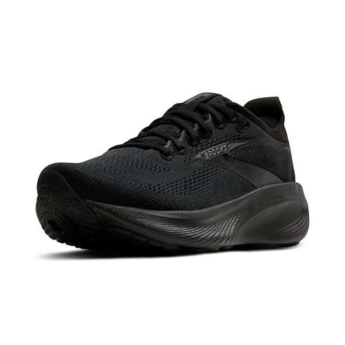Brooks Men’s Adrenaline GTS 25 Supportive Running & Walking Shoe - Black/Black/Ebony - 10.5 Wide