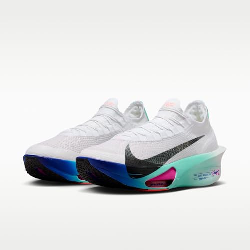 Nike Alphafly 3 Men's Road Racing Shoes (White/Hyper Turquoise/Concord/Black) Size 13