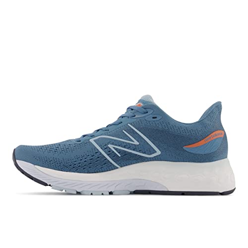New Balance Men's Fresh Foam X 880 V12 Running Shoe, Spring Tide/Vibrant Orange/Morning Fog, 10.5 M