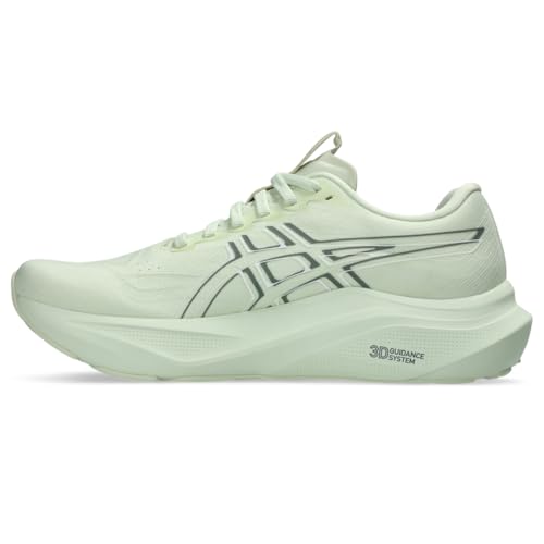 ASICS Women's GT-2000 14 Running Shoes, 9.5, Whisper Green/Monument Blue