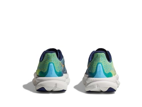 Hoka, Unisex, Mach 6 (Big Kid), Lettuce/Bellwether Blue, 5.5 Big Kid, M