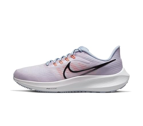 NIKE Air Zoom Pegasus 39 Women's Trainers Sneakers, Doll Iris Whisper Light Marine Black, 9