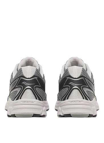 Saucony Unisex Ride Millennium Sneaker, Grey/Black, 9