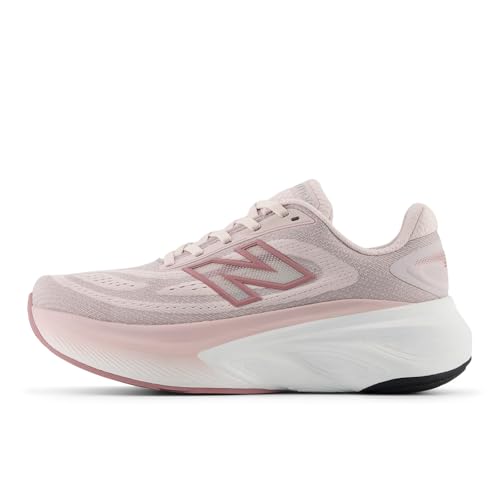 New Balance Women's Fresh Foam X More v6 Running Shoe, Stone Pink/Rosewood, 8