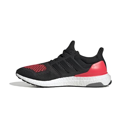 Adidas Mens Ultraboost 1.0 Sportswear, Black/Black/Lucid Red, 12.5