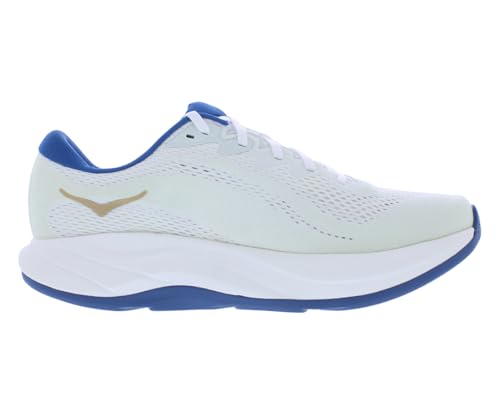 HOKA Rincon 4 Mens Shoes Size 10.5, Color: Frost/Gold - alternate view 3
