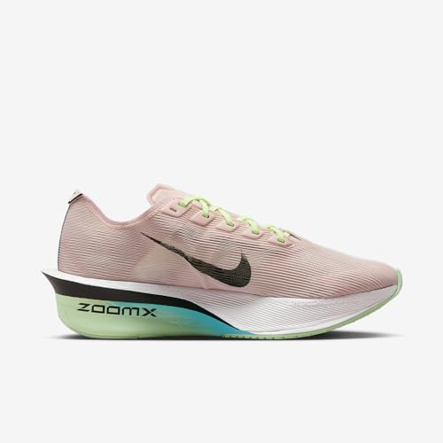 Women's Nike ZoomX Vaporfly Next% 4 (Silt Red/Black-Barely Volt-Pearl Pink)