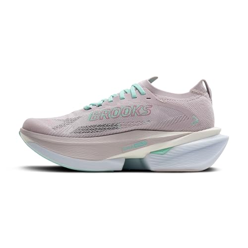 Brooks Women's Hyperion Max 3 Neutral Running Shoe - Pink/Yucca/Black - 9.5 Medium