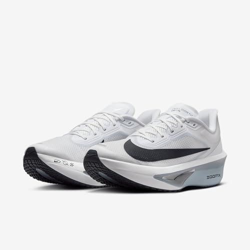 Nike Zoom Fly 6 Men's Road Racing Shoes (FN8454-104, White/Pure Platinum/Obsidian Mist/Gridiron) Size 10
