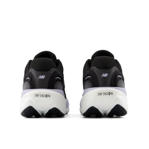 New Balance Women's Fresh Foam X 1080 V15 Running Shoe, Black/Smoked Violet, 9 Wide