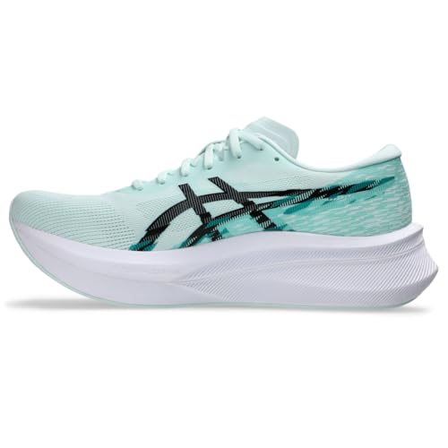 ASICS Men's Magic Speed 4 Running Shoes, 13, Soothing SEA/Black