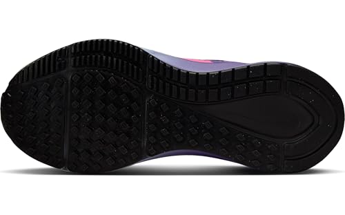 Nike Structure 25 Men's Road Running Shoes (DJ7883-010, Black/Anthracite/Field Purple/Laser Fuchsia) Size 11.5
