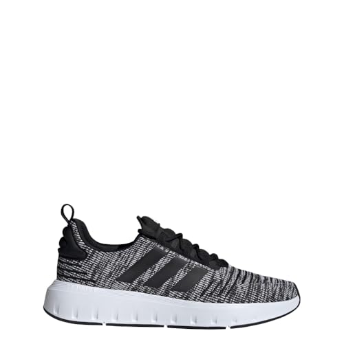 adidas Swift Run Shoes Black/Black/White