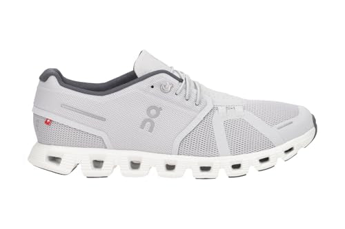 On Men's Cloud 5 Sneakers, Glacier/White, 14 Medium US