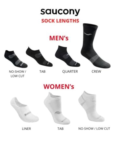 Saucony Men's Multi-Pack Bolt Performance Comfort Fit No-Show Socks, Bright Assorted (6 Pairs), Shoe Size: 5-8