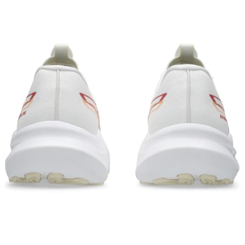 ASICS Women's GT-2000 14 Running Shoes, 7, White/Dark Pink Clay