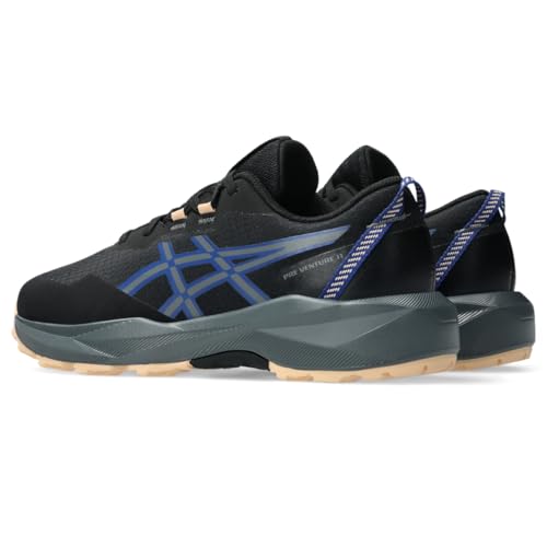 ASICS Kid's PRE Venture 11 Grade School Running Shoes, 6.5, Black/ASICS Blue