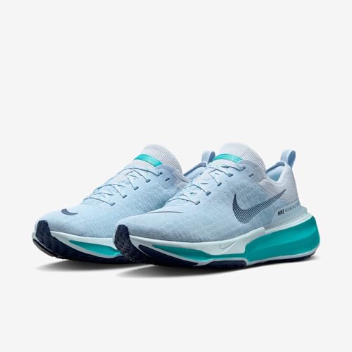 Nike Invincible 3 Men's Road Running Shoes (DR2615-407, Blue Tint/Dusty Cactus/Football Grey/Blue Void) Size 14