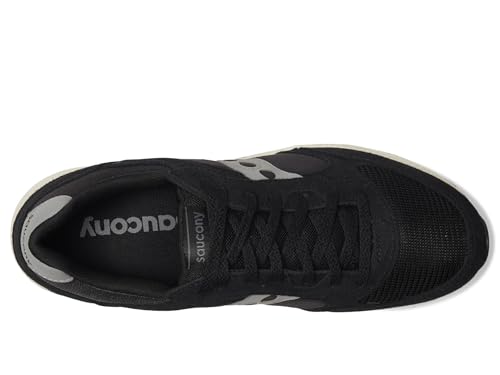 Saucony Unisex-Adult Eclipse Sneaker, Black/Grey, 11