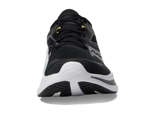 Saucony Men's Omni 22 Sneaker, Black/White, 11
