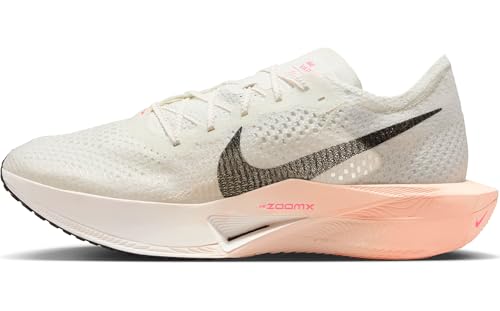 Nike Men's Zoomx Vaporfly Next% 3 Trainers, Sail Black Crimson Tint Guava Ice, 40.5 EU