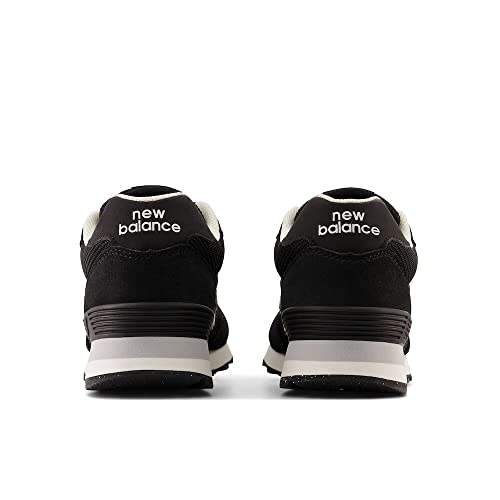 New Balance Women's 515 V3 Sneaker, Black/White/Aluminum Grey, 10