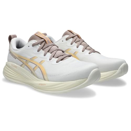 ASICS Men's Gel-Cumulus 27 Running Shoe, 14, White/Fawn