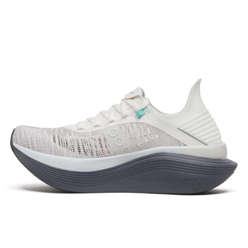 Saucony Unisex Endorphin Elite 2 Running Shoe, Fog/Cinder, 8.5