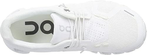 On Women's Cloud 5 Sneakers, White/White, 9