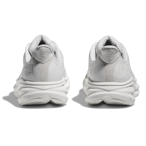 HOKA Clifton 9 Women's Performance Road Running Shoes Sneakers (White/White, US Footwear Size System, Adult, Women, Numeric, Medium, 10.5)