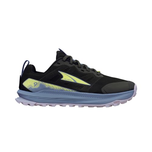 ALTRA Women's Lone Peak 9 Trail Running Shoe, Black/Blue, 8 product image