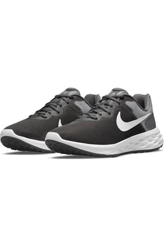 Nike Revolution 6 Men's Road Running Shoes (Iron Grey White Smoke Grey, US Footwear Size System, Adult, Men, Numeric, Medium, 10)
