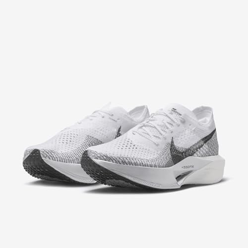 Nike Vaporfly 3 Women's Road Racing Shoes (DV4130-100, White/Particle Grey/Metallic Silver) Size 9