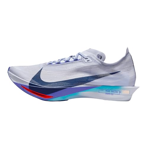 Nike Streakfly 2 Road Racing Shoes (HF6416-001, Ghost/Persian Violet/Blue Lightning/Blue Void) Size 4.5