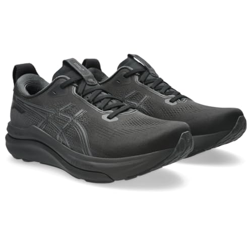 ASICS Men's Gel-Kayano 33 Running Shoes, 11, Black/Black