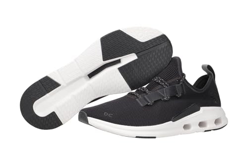 On Men's Cloudeasy Sneakers, Black/Rock, 10.5 Medium US