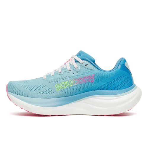 Saucony Women's Running Ride 19 Sneaker Air/Vizipink, 9